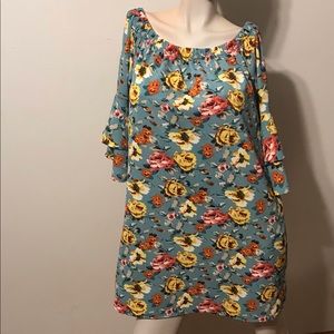 Off the Shoulder Floral Dress